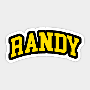 Randy Sticker